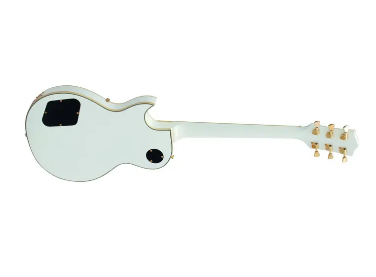 DIMAVERY LP-520 E-Guitar, white/gold 